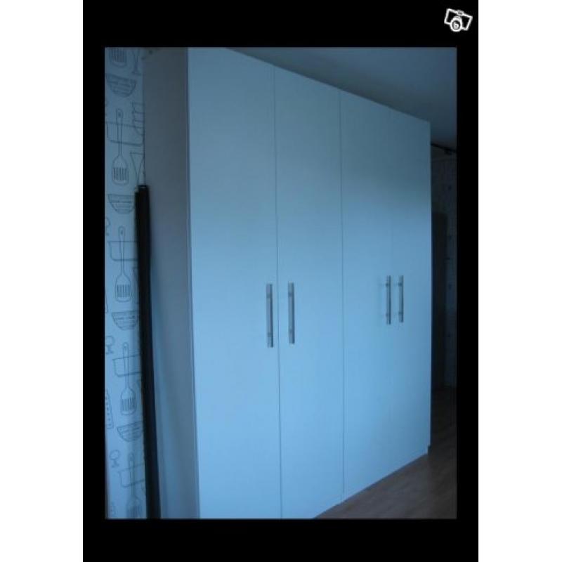 Pax garderober Ikea, mörkläggande rullgardin