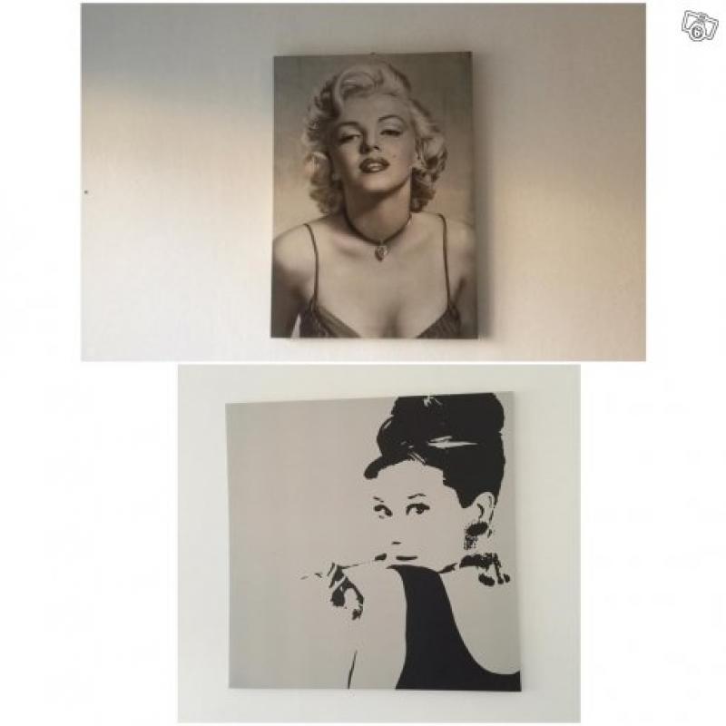 Marilyn Monroe-tavla & IKEA-tavla Pjätteryd.