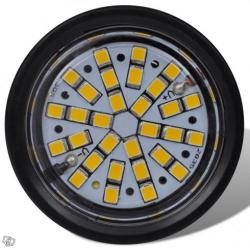 LED spotlights svart 3W E27 10-pack (50425)