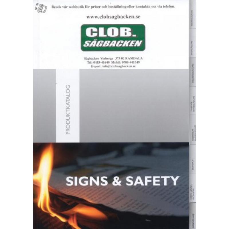 Beställ vår produktkatalog Signs o Safety